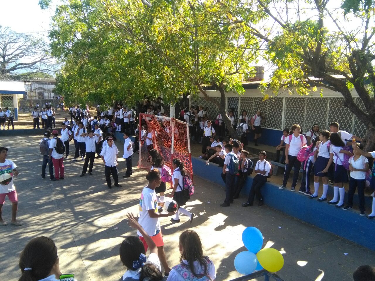 Juventud Sandinista realiza actividades recreativas en centros escolares de Granada