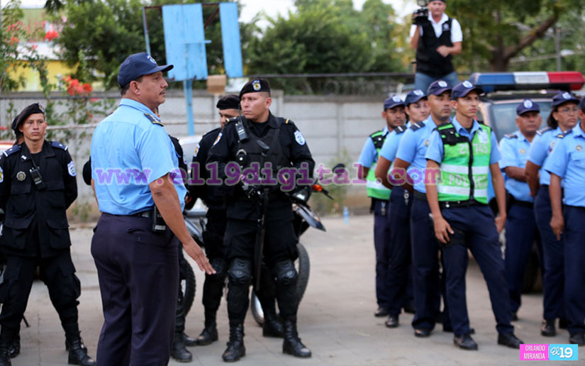 Policía Nacional intensifica planes de seguridad en barrios de Managua