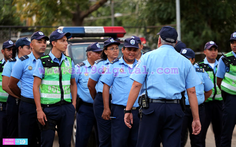 Policía Nacional intensifica planes de seguridad en barrios de Managua