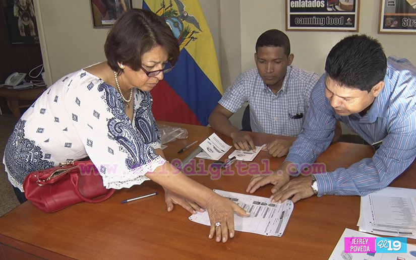 Ecuatorianos en Nicaragua ejercen su derecho al voto desde horas tempranas de este domingo