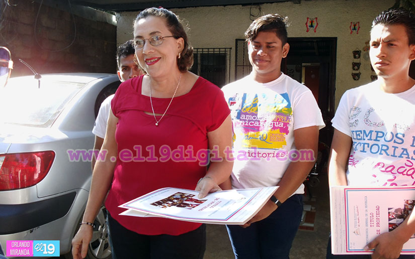 Ahora sí son dueñas de sus casas