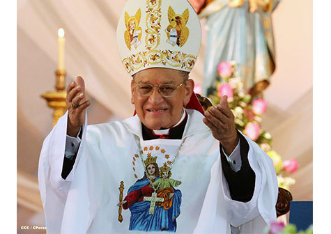 Cardenal Miguel agradece a Dios por 20 aniversario de la nueva Catedral