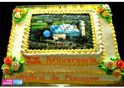 Celebran 20 aniversario de la Catedral de Managua