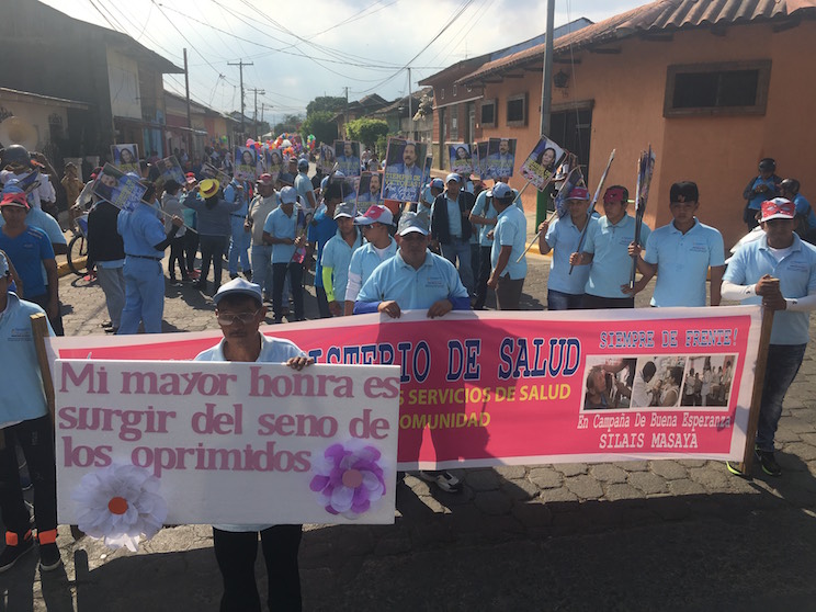 Trabajadores de la Salud de Masaya conmemoran Jornada de Sandino a Camilo