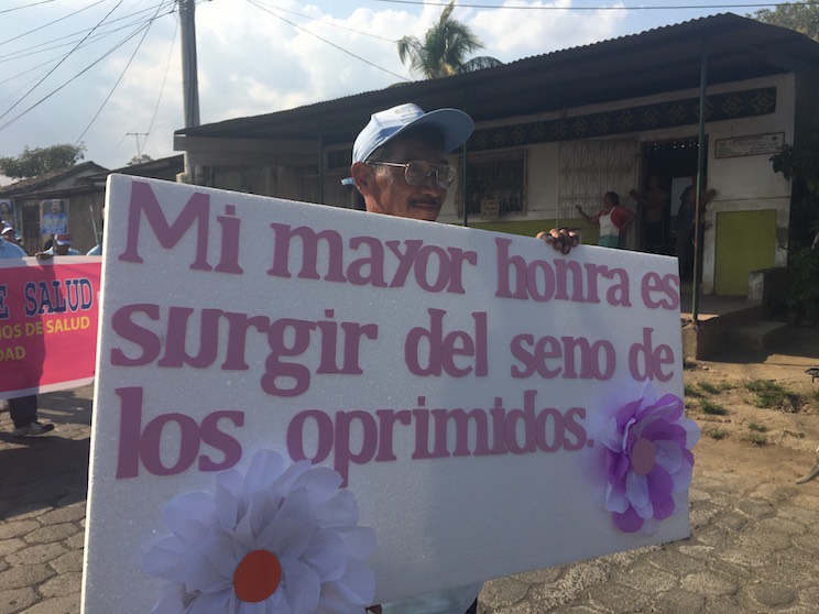 Trabajadores de la Salud de Masaya conmemoran Jornada de Sandino a Camilo