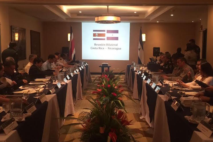 Nicaragua y Costa Rica celebran Reunión Binacional sobre Seguridad