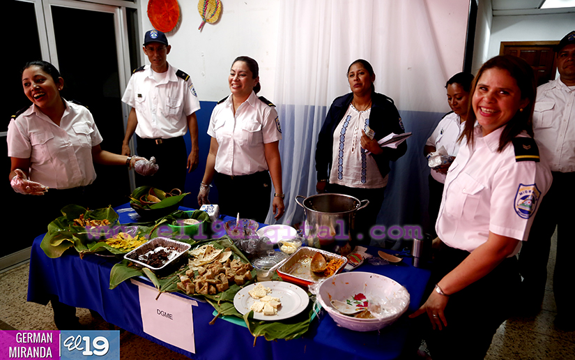 Trabajadores del Migob realizan feria gastronómica en saludo al General Sandino