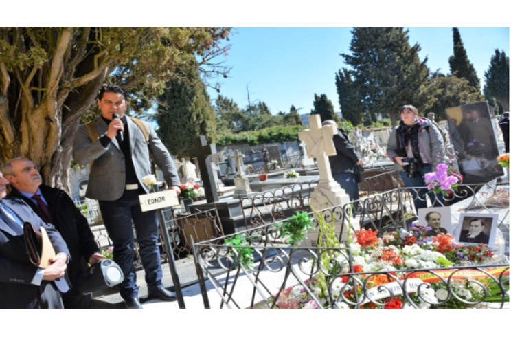 La ciudad de Soria rinde sentido homenaje a Rubén Darío y Antonio Machado