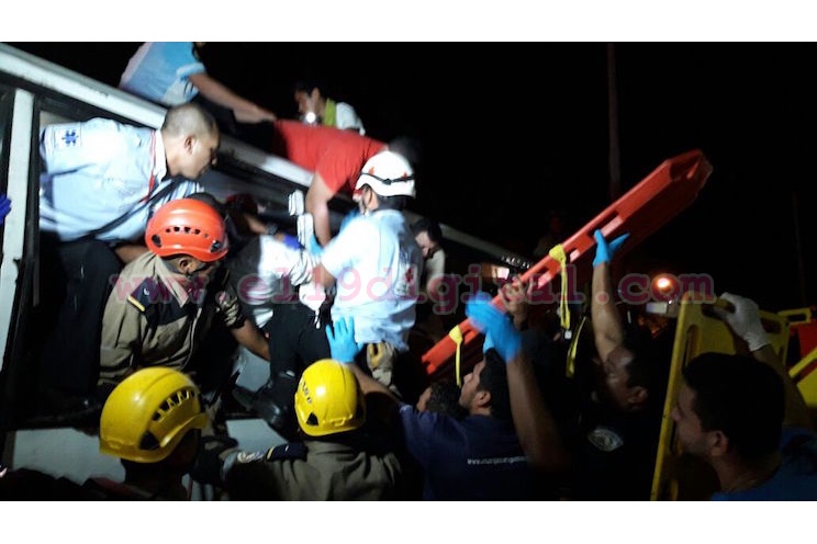 Fuerte accidente de bus deja varias personas lesionadas