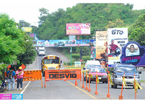 Avanza construcción de carretera de circunvalación en Masaya