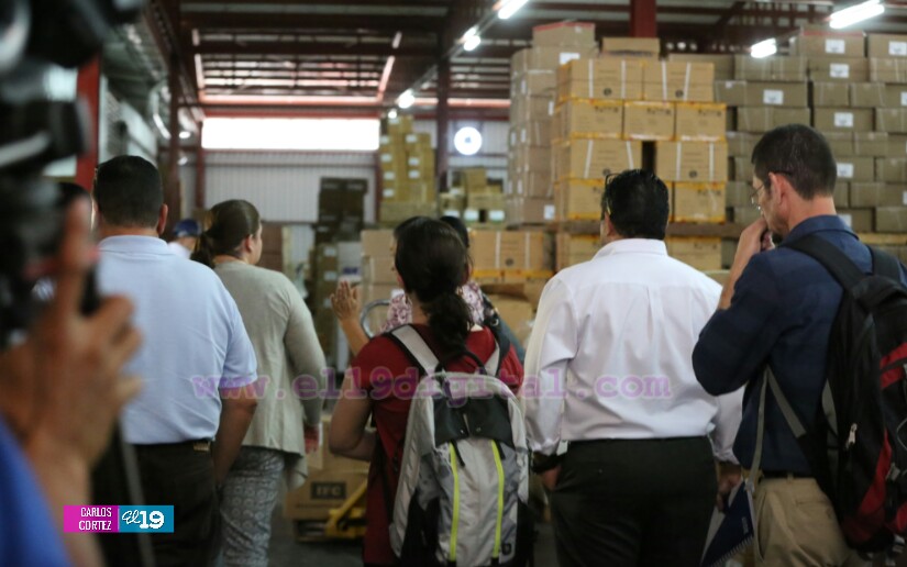 Fondo Mundial de lucha contra el Sida  visita  bodega que almacenará medicamentos para  personas con VIH-Sida