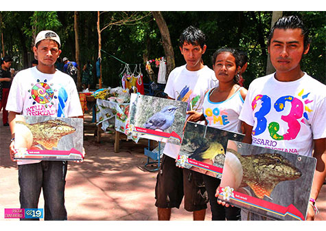 Juventud Sandinista en defensa del medio ambiente