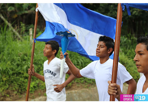 Antorcha de la Libertad toca suelo nicaragüense