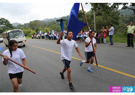 Antorcha de la Libertad toca suelo nicaragüense