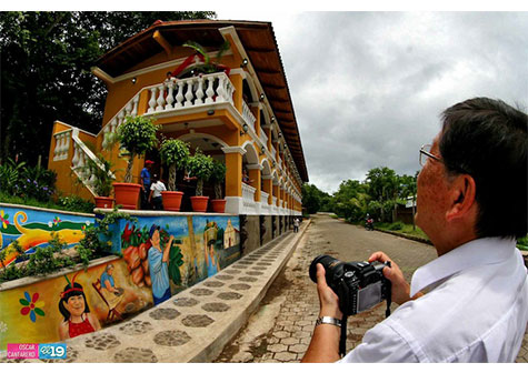 Paisajista japonés recorre bellezas naturales de Nicaragua