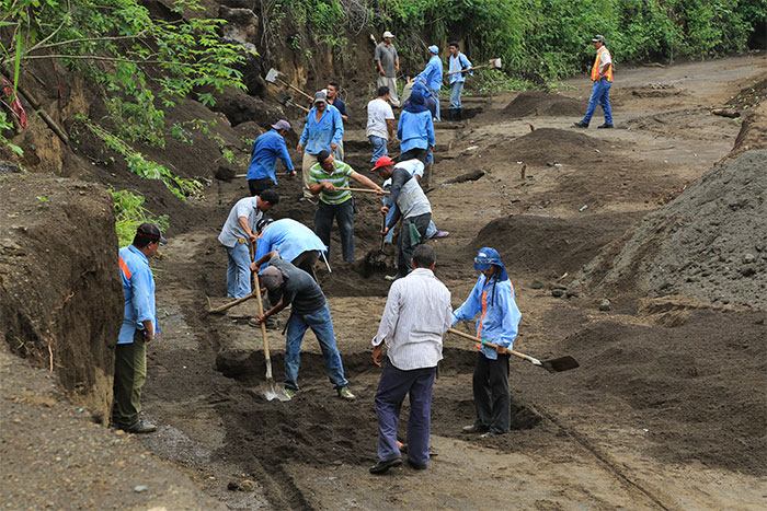 Alcaldía de Managua fortalece red de cauces no revestidos con la instalación de gaviones