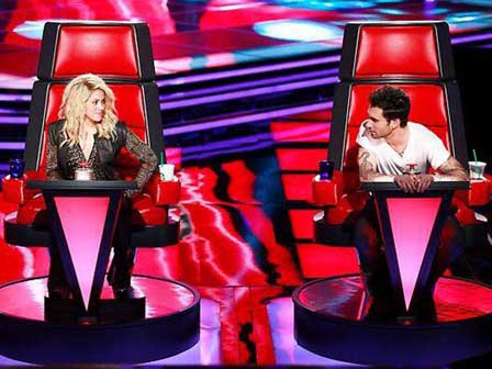 Adam Levine "dejó sin voz" a Shakira