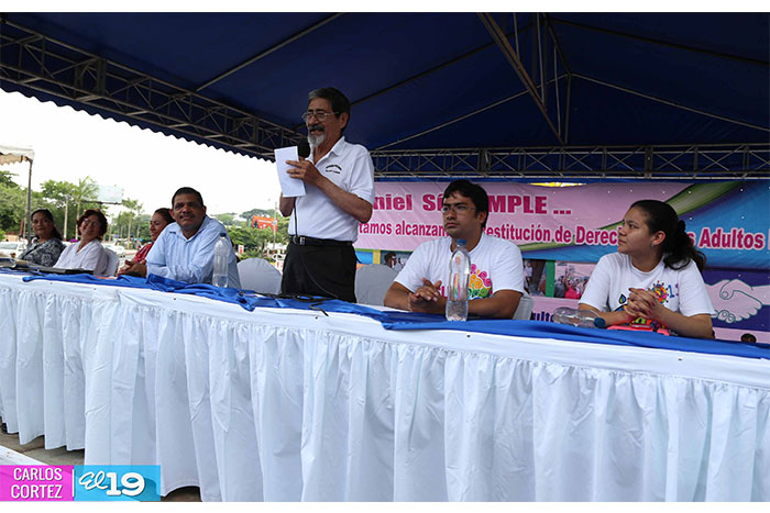 Adultos mayores celebran seis años y logros obtenidos con Gobierno Sandinista