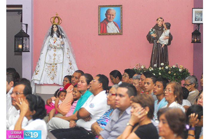 Managuas festejan a Nuestra Señora de La Merced