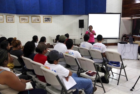 Promotores Solidarios se capacitan antes de ejecutar Censo Nacional de Nutrición Infantil