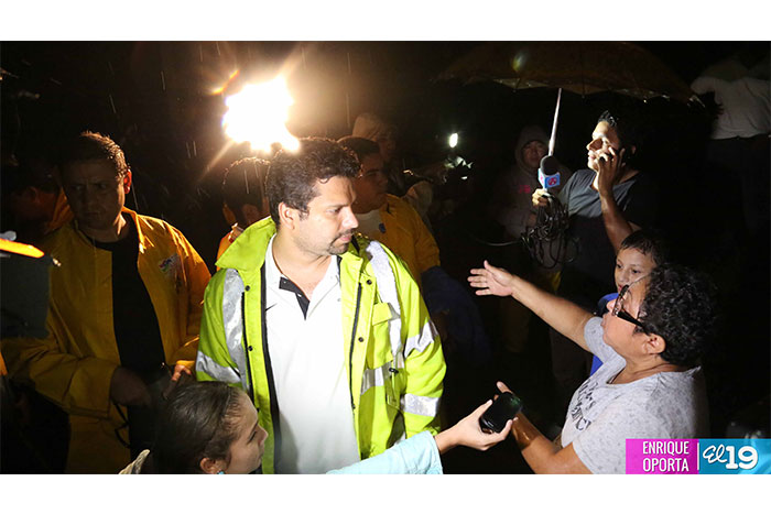 Gobierno Sandinista atiende afectaciones por lluvias en Managua 