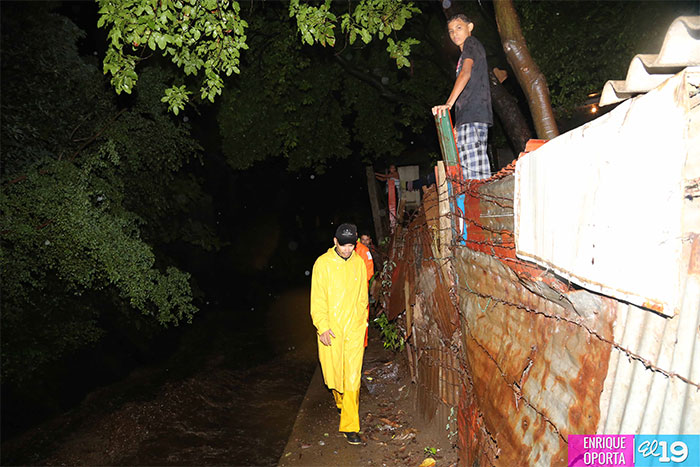 Gobierno Sandinista atiende afectaciones por lluvias en Managua 