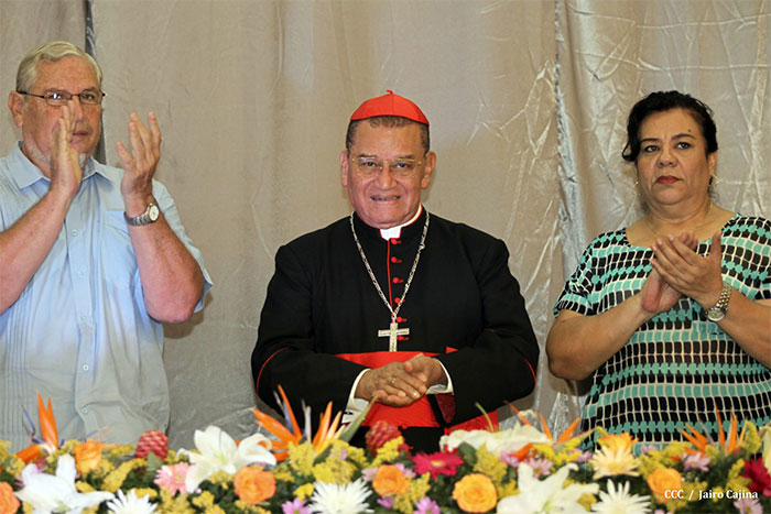 Masaya celebra onomástico del Cardenal Miguel Obando y Bravo