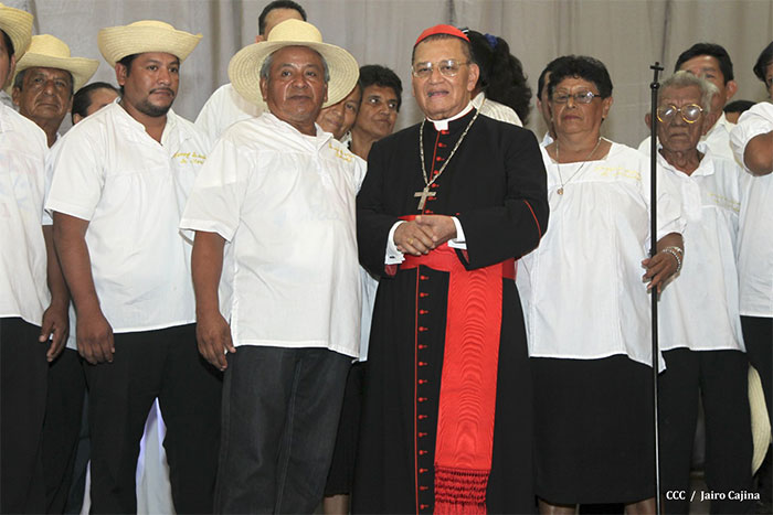 Masaya celebra onomástico del Cardenal Miguel Obando y Bravo