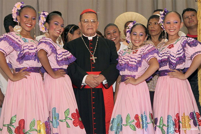 Masaya celebra onomástico del Cardenal Miguel Obando y Bravo
