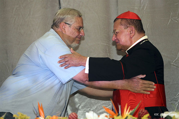 Masaya celebra onomástico del Cardenal Miguel Obando y Bravo