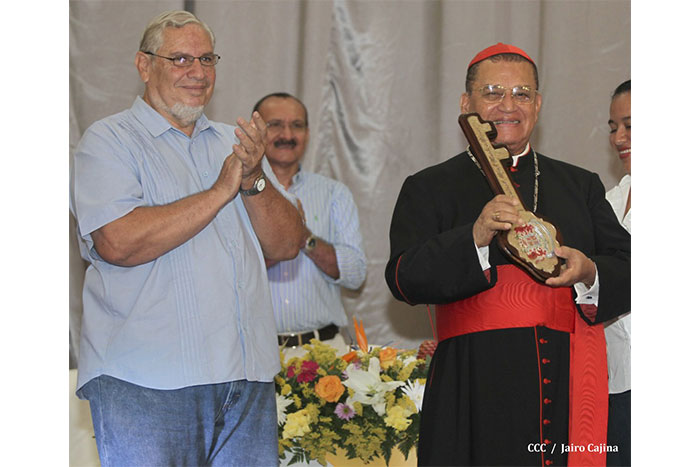 Masaya celebra onomástico del Cardenal Miguel Obando y Bravo
