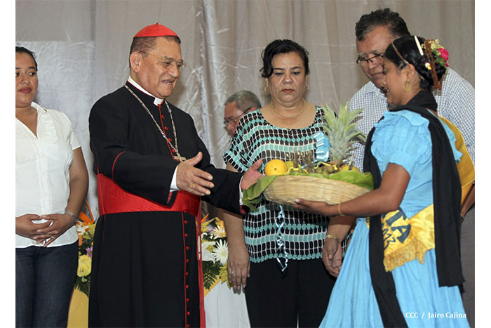 Masaya celebra onomástico del Cardenal Miguel Obando y Bravo