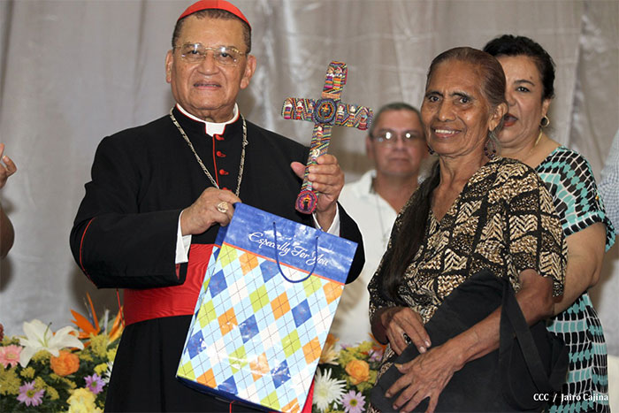 Masaya celebra onomástico del Cardenal Miguel Obando y Bravo