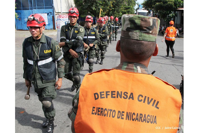 Habitantes del barrio Javier Cuadra preparados para actuar ante sismos