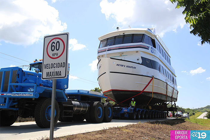 Arriba a Nicaragua moderno Crucero que surcará las aguas del Lago Xolotlán