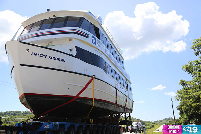 Arriba a Nicaragua moderno Crucero que surcará las aguas del Lago Xolotlán