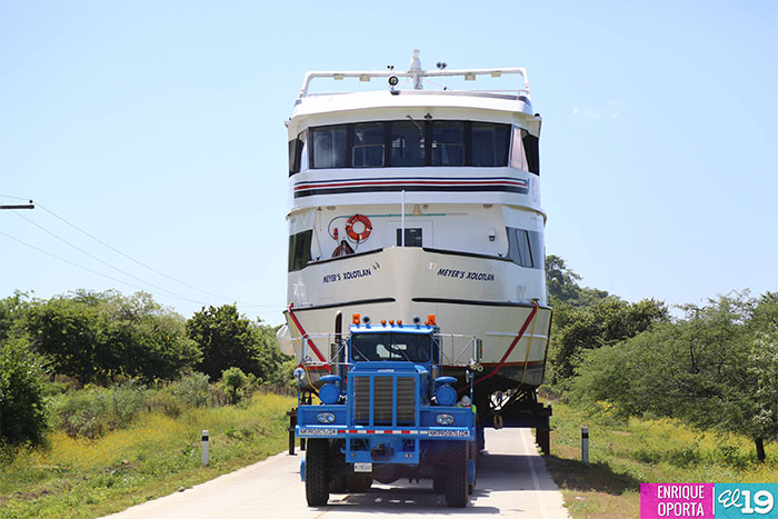 Arriba a Nicaragua moderno Crucero que surcará las aguas del Lago Xolotlán
