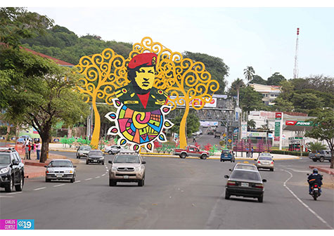 Tiangue y güirilas en Avenida de Bolívar a Chávez