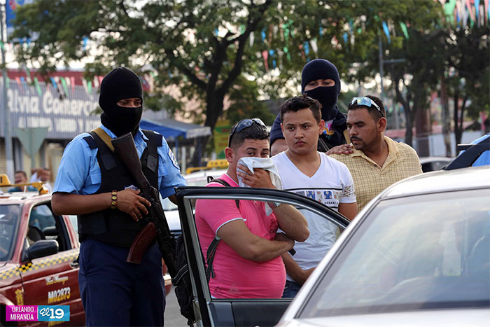 Policía Nacional incauta cocaína a bordo de taxi en Managua