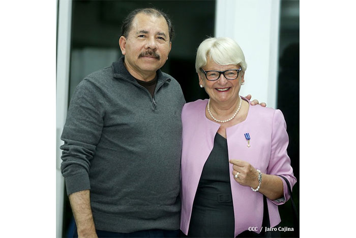 Presidente Daniel recibe a ex Ministra de Cooperación de Luxemburgo