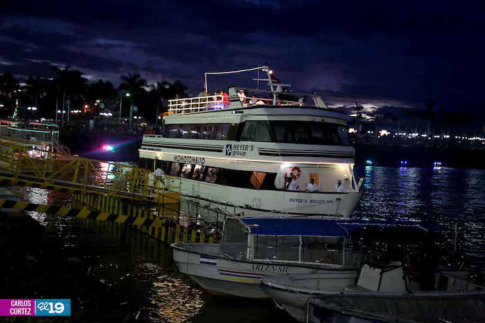 Inicia operaciones en el Lago Xolotlán el nuevo Crucero "Momotombito"