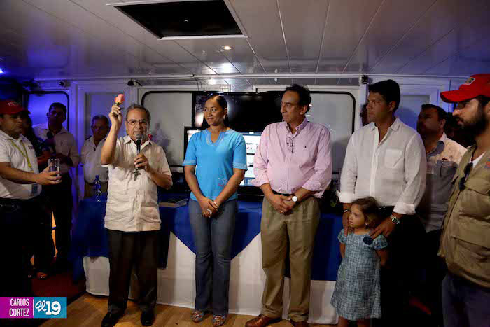 Inicia operaciones en el Lago Xolotlán el nuevo Crucero "Momotombito"
