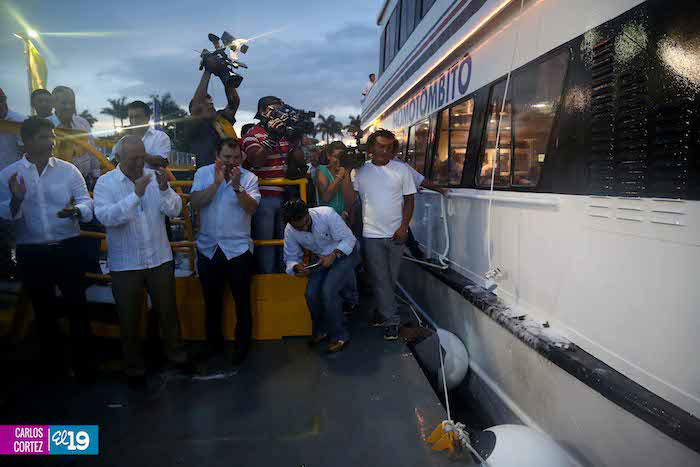 Inicia operaciones en el Lago Xolotlán el nuevo Crucero "Momotombito"