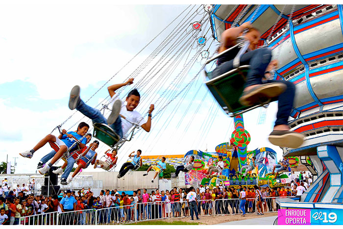 Miles de niños y niñas disfrutan segundo día de Parque de la Niñez Feliz en Estelí
