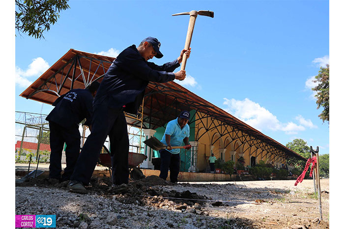Alcaldía de Masaya avanza obras de Mercado de Artesanías y Plaza de la Cultura