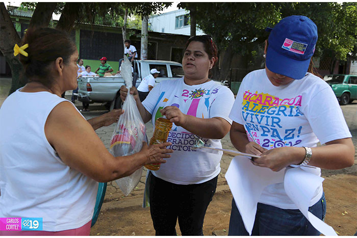 Gobierno garantiza alimentos a 2,500 familias de Managua