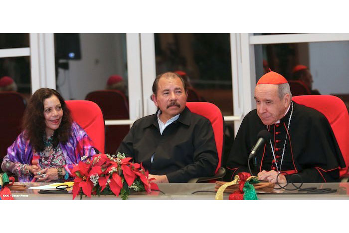Presidente Daniel y Compañera Rosario se reúnen con Enviado Especial del Papa, Cardenal Nicolás de Jesús López