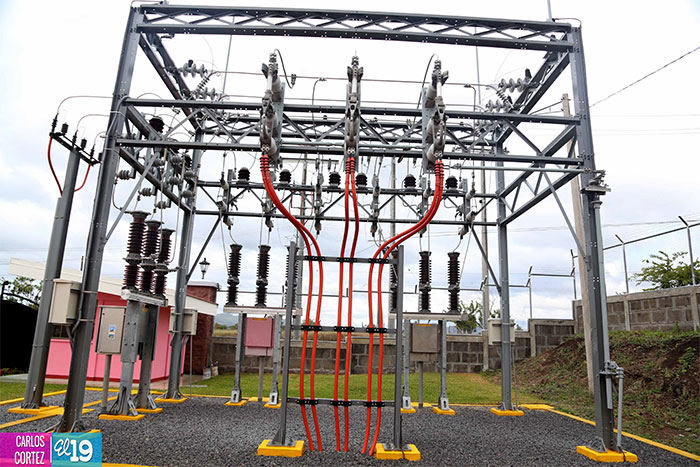 Gobierno sandinista inaugura moderna subestación eléctrica en Boaco