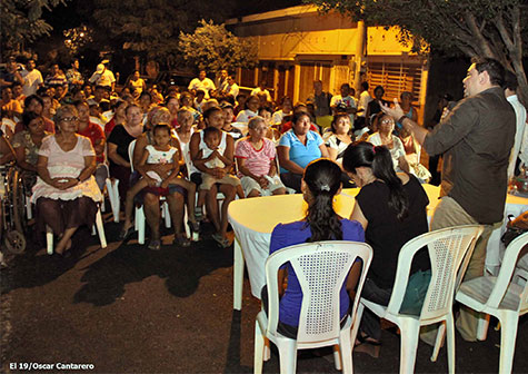 Alcaldía de Managua sostiene encuentro con pobladores del barrio Cristo del Rosario