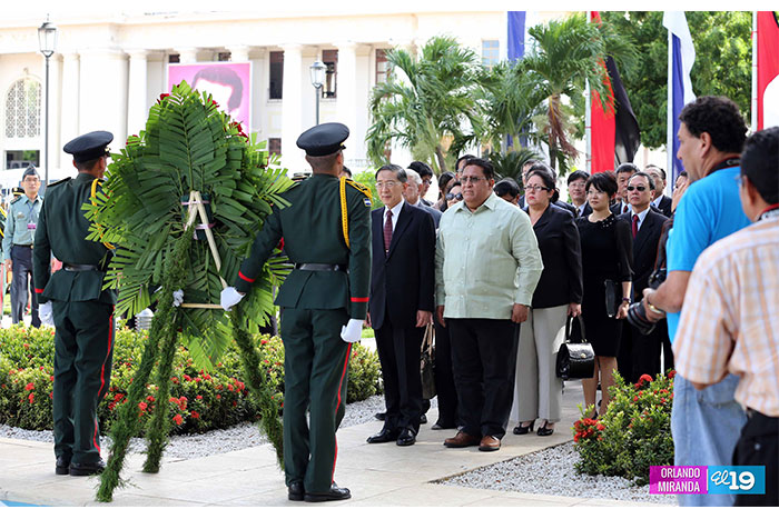 Canciller de China Taiwán visita Nicaragua 